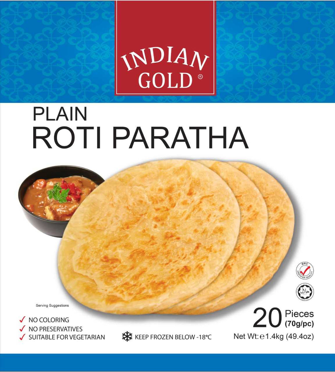 Plain Roti Paratha 20pc – Yuvi Foods